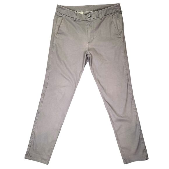 Lululemon ABC Pants Men's 32 Slim-Fit 5 Pocket Chino Casual Golf Athleisure Gray - Picture 1 of 13